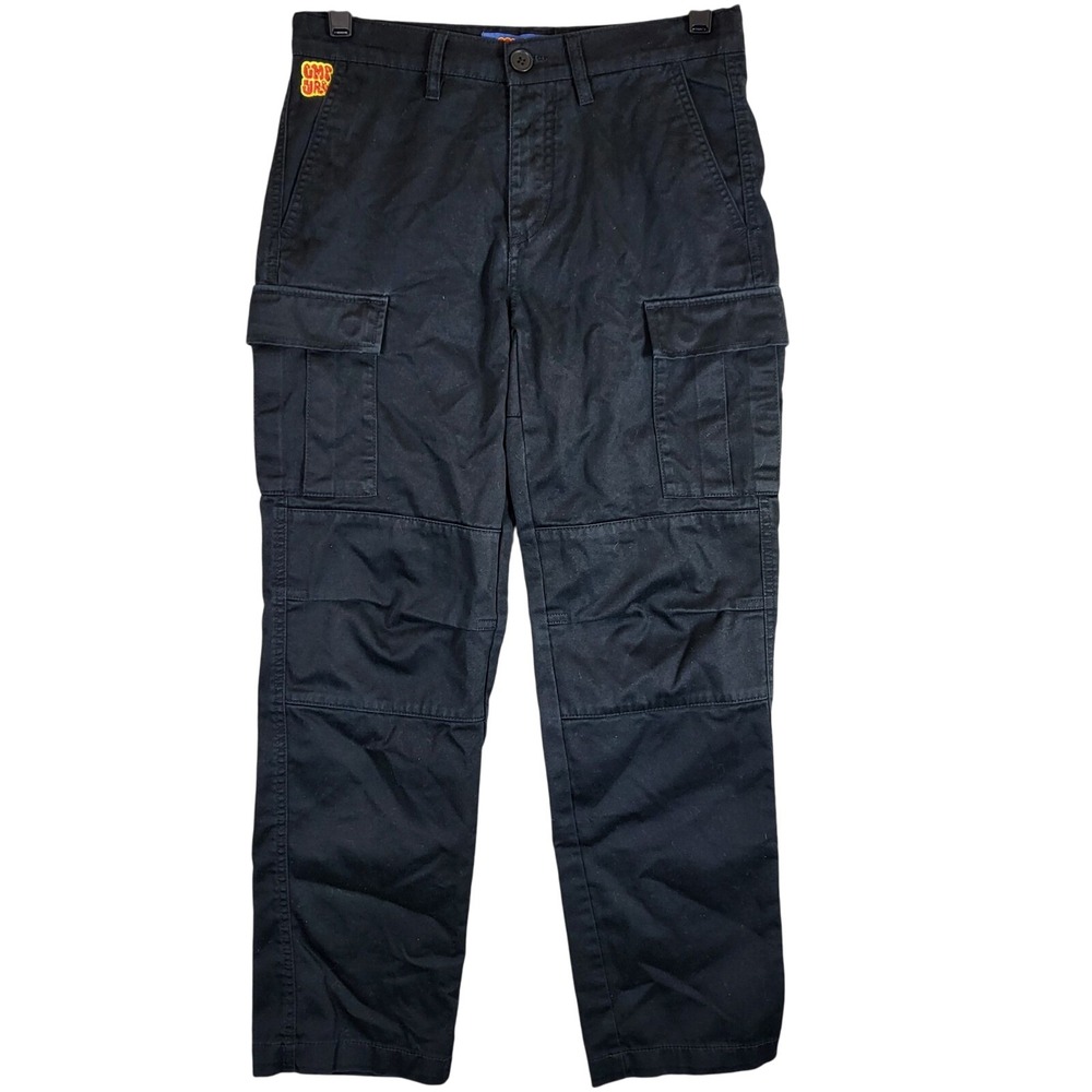 EMPYRE Relax Black Cargo Pants Mens Size 26 Utility Workwear Streetwear